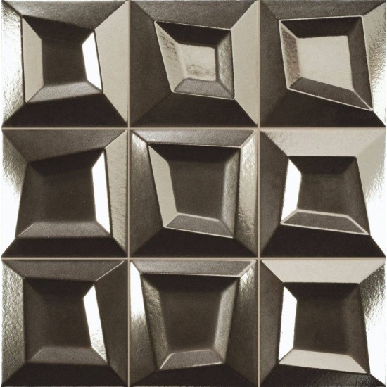 Faianta Frame Antracita 33 x 33 cm