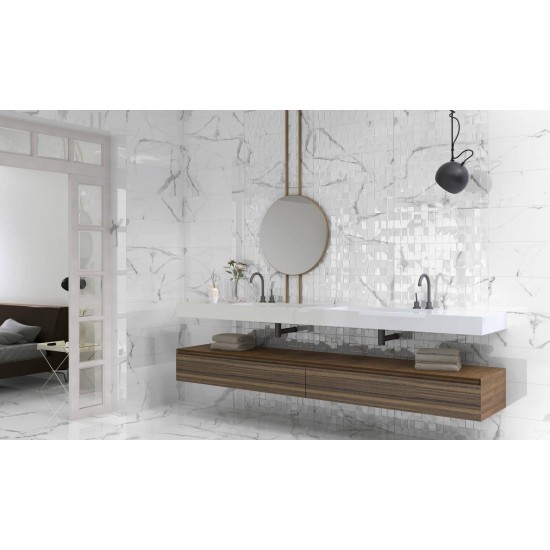 Decor Royal Gold Gloss Grid 25 x 75 cm