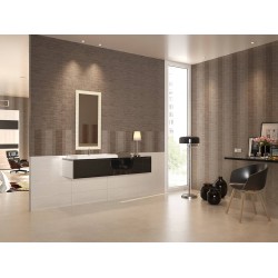 Decor Silk Stripes Tortora 20 x 50 cm