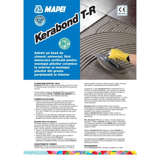 Kerabond T-R Gri, 25 kg