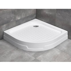 Set cabina de dus semirotunda CLASSIC A 90 x 90 cm cu cadita si sifon RADAWAY