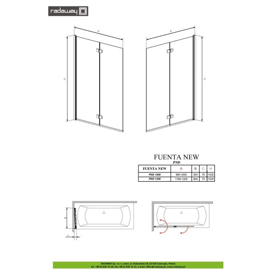Paravan cada FUENTA NEW PND 100