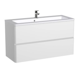 Mobilier ANNA 100 supendat alb lucios ORISTO