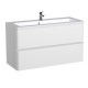 Mobilier ANNA 100 supendat alb lucios ORISTO