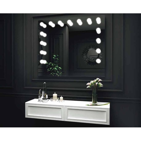 Oglinda cu iluminare EDITH 100 x 100 cm