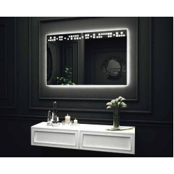 Oglinda cu iluminare JANINE 100 x 60 cm