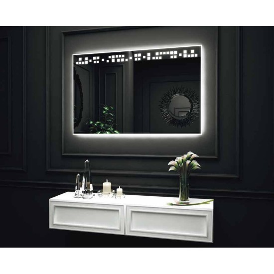 Oglinda cu iluminare JANINE 60 x 80 cm