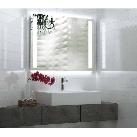 Oglinda cu iluminare DELIA 80 x 80 cm