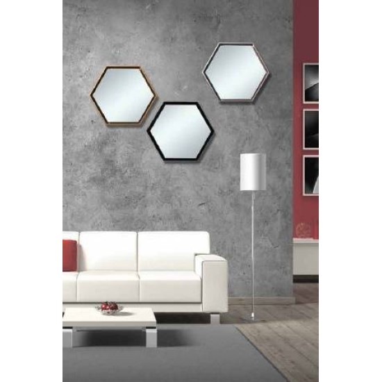 Oglinda OVIRRO HEX 60 x 60 cm