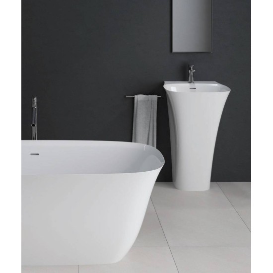 Lavoar PAGLIA freestanding 52 cm CAST MARBLE