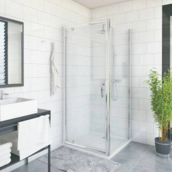 Set cabina cu usa de dus pivotanta PXD01N/900 cu panou lateral PXBN/900 ROLTECHNIK