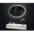 Oglinda cu iluminare SAFIRA OVAL 80 x 55 cm