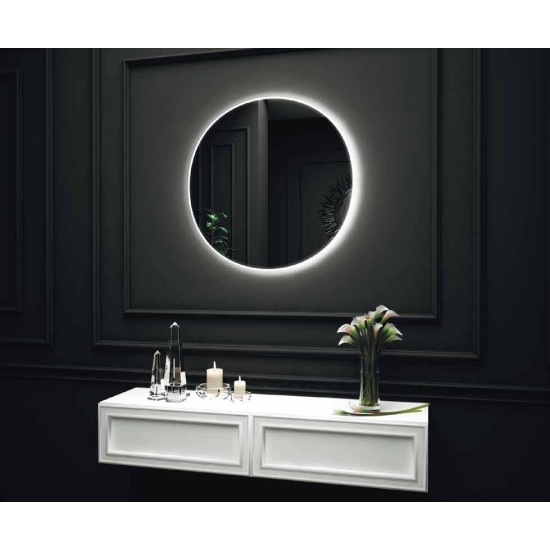 Oglinda cu iluminare SAFIRA ROUND 80