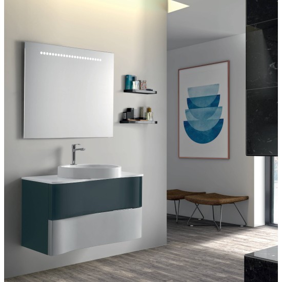 Mobilier Singapur 100 cm Gris Marengo-Plata