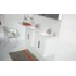 Mobilier TWINS 80 alb lucios,doua sertare KOLO