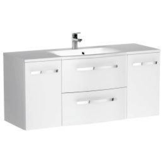 Mobilier WAVE 120 suspendat alb lucios ORISTO