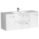 Mobilier WAVE 120 suspendat alb lucios ORISTO
