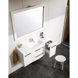 Mobilier WAVE 120 suspendat alb lucios ORISTO