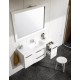 Mobilier WAVE 120 suspendat alb lucios ORISTO