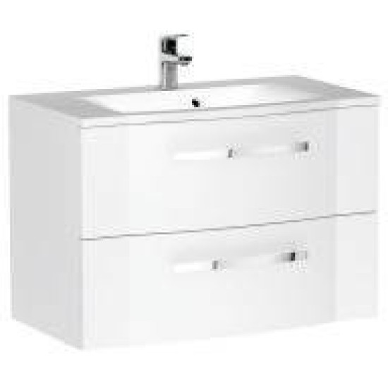 Mobilier WAVE 80 suspendat alb lucios ORISTO