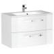 Mobilier WAVE 80 suspendat alb lucios ORISTO
