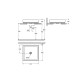 Lavoar CUBE CERAMIC 40 x 40 cm GROHE