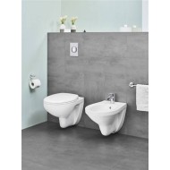 Set Vas Wc BAU CERAMIC RIMLESS suspendat cu Capac soft close GROHE
