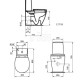 Vas Wc CONNECT SPACE BTW IDEAL STANDARD