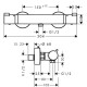 Baterie dus termostatata ECOSTAT 1001 CL