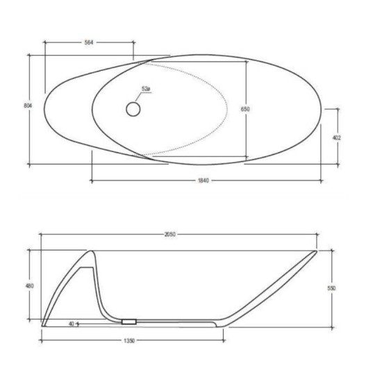 Cada Touch 205 x 84.4 cm
