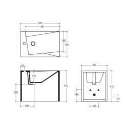 Bideu Oz Stativ, Alb