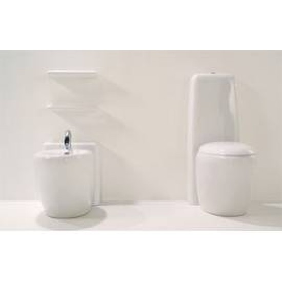 Vas Wc Touch cu Rezervor si Capac Soft Close, Alb