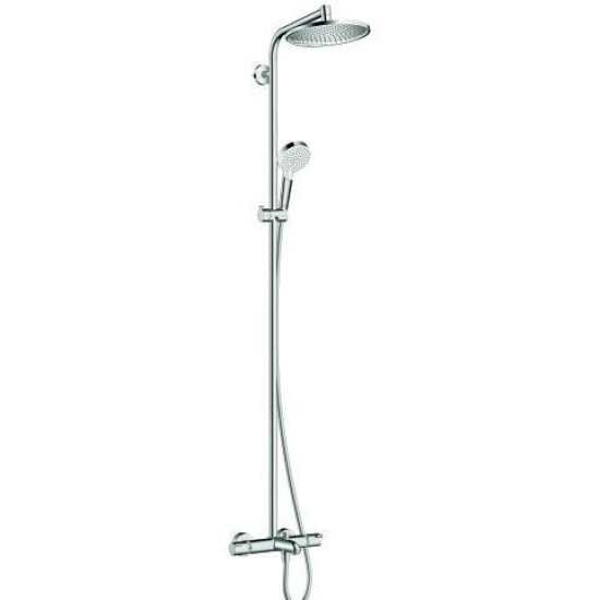 Sistem de dus CROMETTA S 240 termostatic cu pipa umplere cada HANSGROHE