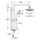Sistem de dus NEW TEMPESTA 180 cu diverter GROHE