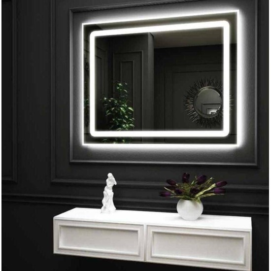 Oglinda cu iluminare BARBARA 60 x 60 cm