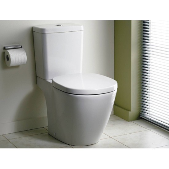 Set vas WC CONNECT cu rezervor CUBE si capac soft close IDEAL STANDARD