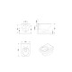 Vas Wc MID suspendat RIMLESS GALA