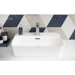 Lavoar IPALYSS 55 x 38 cm cu gaura pentru baterie IDEAL STANDARD