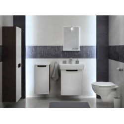 Mobilier REKORD cu lavoar 50 cm alb lucios