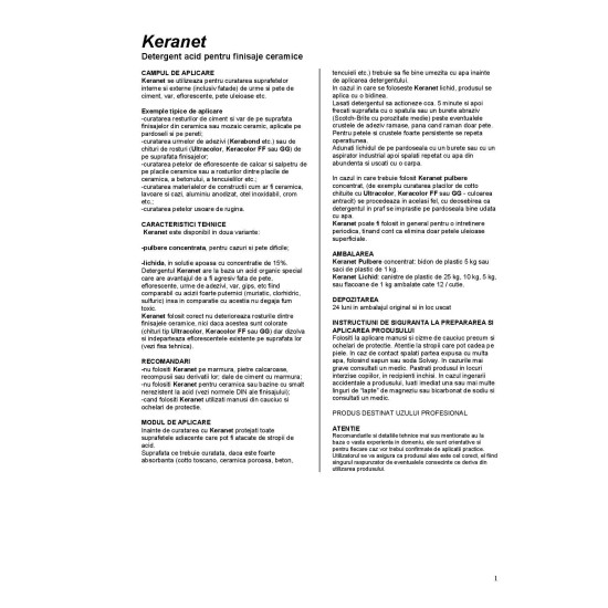 Keranet Polvere 1 kg