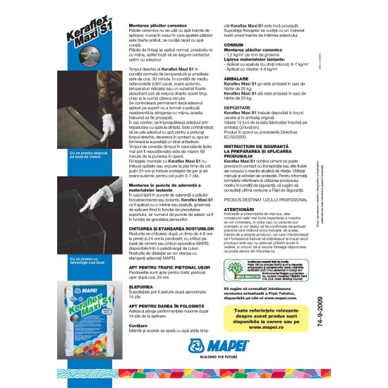 Keraflex Maxi S1 Gri 25 kg