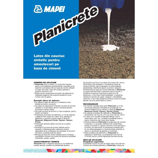 Planicrete 25 L