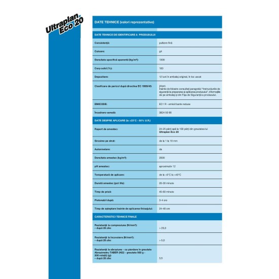 Ultraplan Eco 20, 23 kg