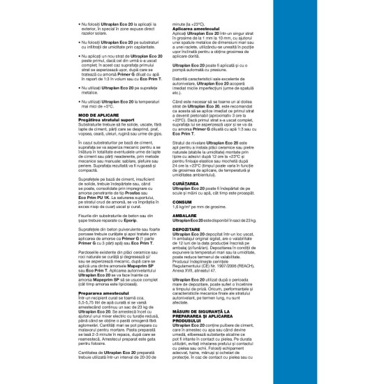 Ultraplan Eco 20, 23 kg