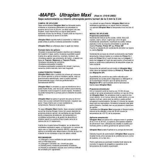 Ultraplan Maxi, 25 kg