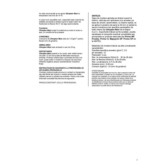 Ultraplan Maxi, 25 kg