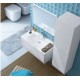Mobilier HORYZONT 90, alb ORISTO