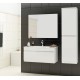 Mobilier HORYZONT 90, alb ORISTO