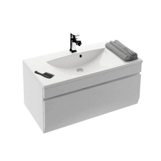 Mobilier HORYZONT 90, alb ORISTO