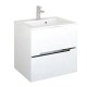 Mobilier SILVER 60, alb lucios ORISTO